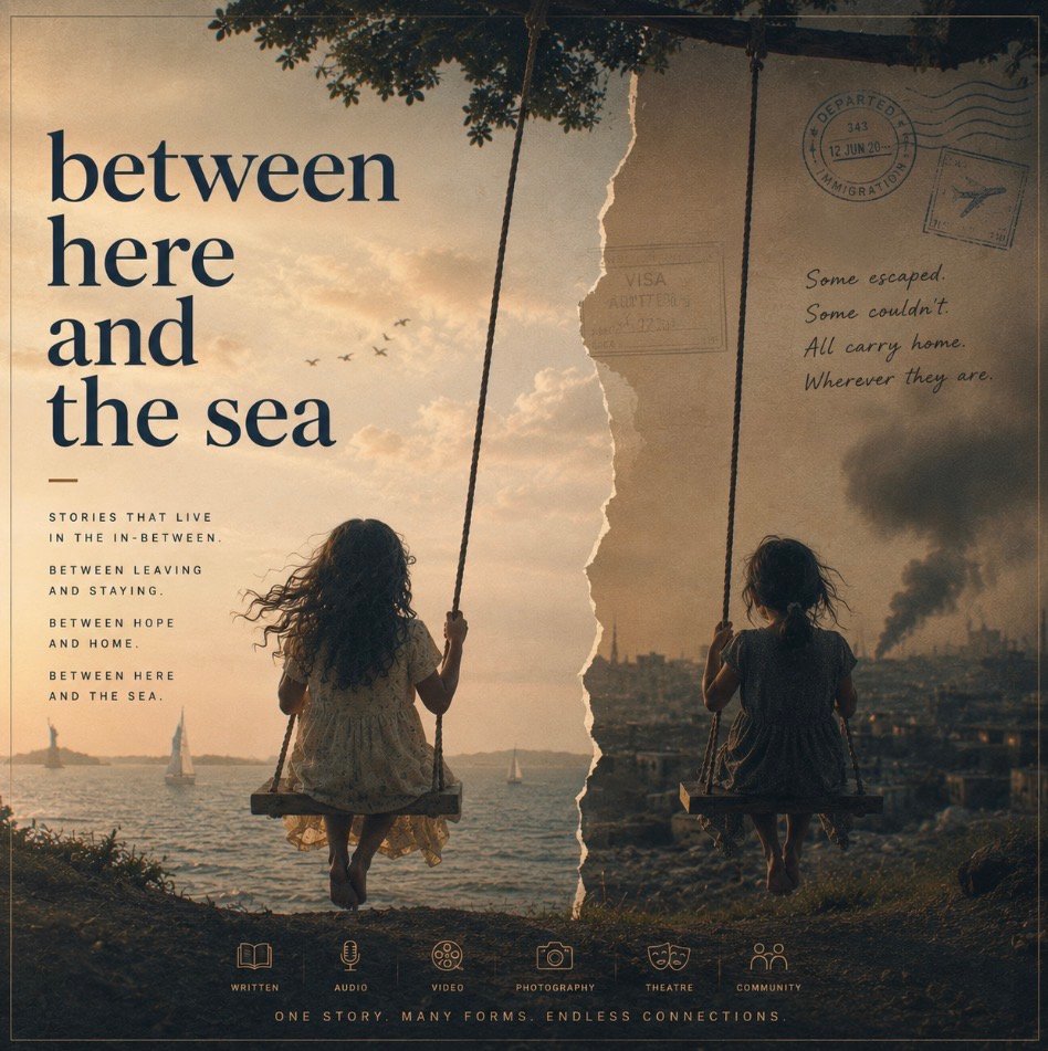 In Between Here and the Sea poster art